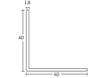 Aluminium Partition Extrusion Angle Profile