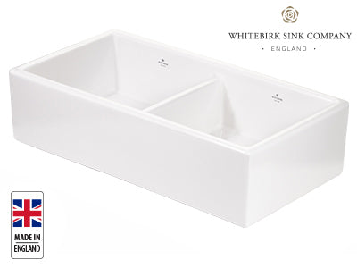 Whitebirk Ribbleton Double Bowl Fireclay Butler Sink
