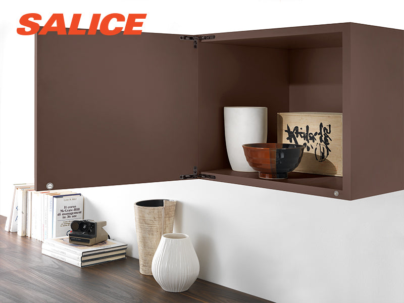 Salice Air Hinge Set - Push To Open - Titanium