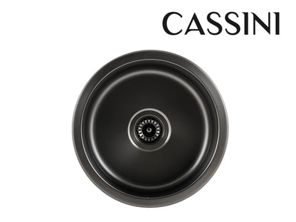 Cassini Round Bar Sink - Gunmetal