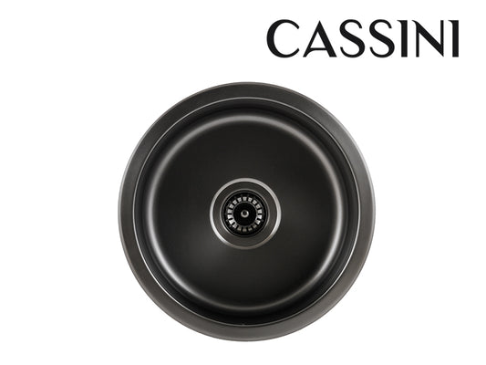 Cassini Round Bar Sink - Gunmetal