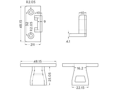 Push In Keku Style Fastener