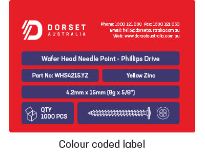 Wafer/Button Head Needle Point Screws