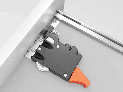 Salice F70 HD Undermount Runner 3 Way Adjustment Front Fixing Clip Set
