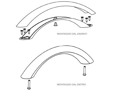 ENRICO Grab Handle - V619 - Matt Nickel
