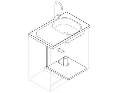 Plastic Self Adhesive Waste Access Cover Plate with Hole