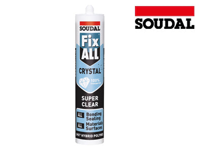 Soudal Fix All Crystal 290ml Cartridge - Clear