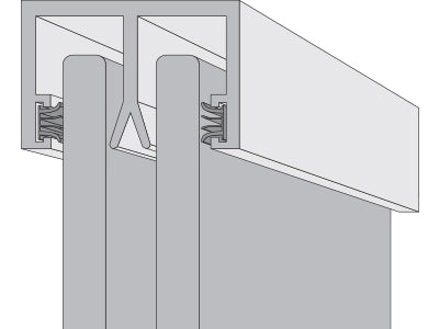 Headglide for Glass Sliding Door System - 2250mm