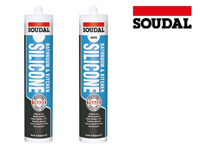 Soudal Kitchen & Bathroom Neutral Cure Silicone