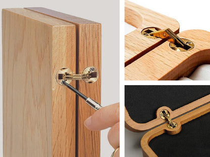 Solid Brass Zyza Hinge