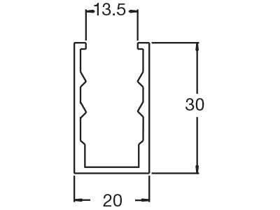 Aluminium Partition Extrusion Channel