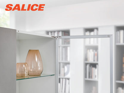 Salice Air Hinge Set - Push To Open - Titanium