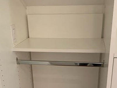 Flange For Oval Wardrobe Tube - Dowel Fix