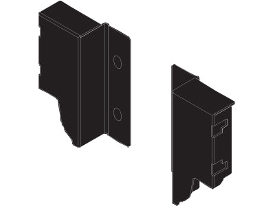 Harn Ritma Cube Rear Fixing Bracket Set S Height - Jet Black