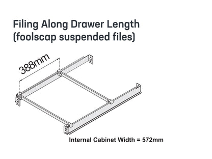 Harn Ritma Cube White Standard Drawer Expansion SF