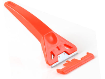 Red Plastic Scraper