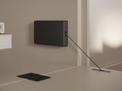 Kiaro Easy Cable Flap Stay - Strong Strength - Concealed Fix - Anthracite
