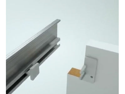 Vercelli Plastic Push On Fixing Bracket Pack
