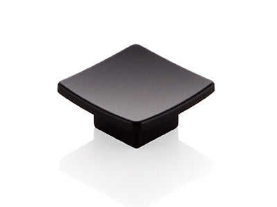 Zens Square Knob - Matt Black