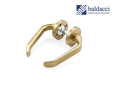 Lever Handle Set - Satin Brass