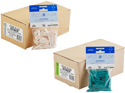 Starplug Plastic Wall Plugs