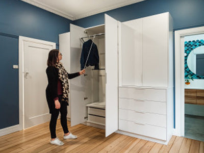 Ambos Lift 700 - Wardrobe Lift - Grey