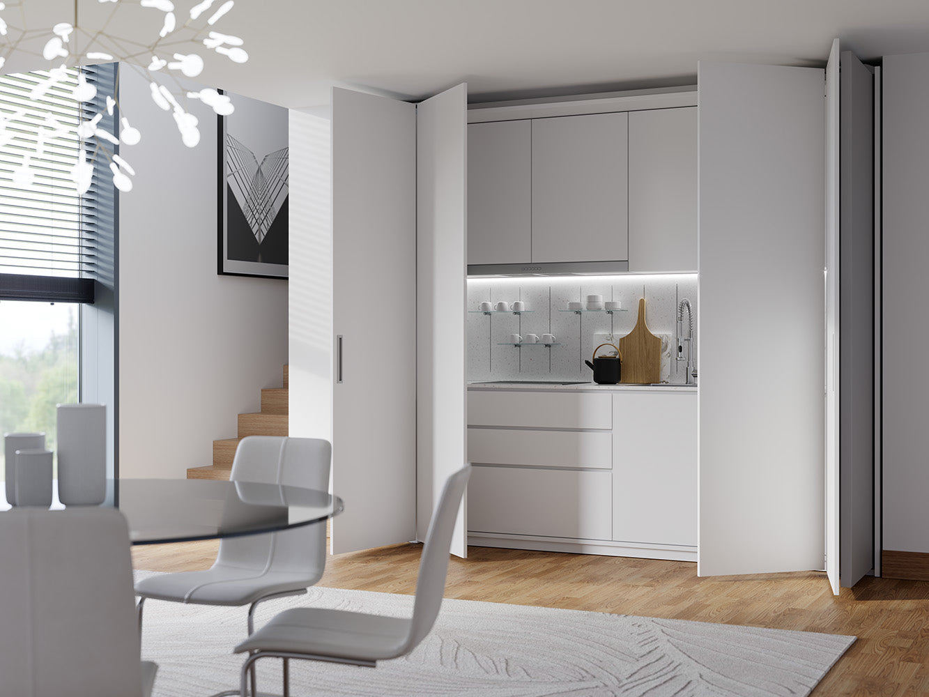 Salice Exedra2 Smart - Bi-Fold Pocket Door System