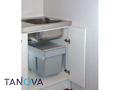 Tanova Simplex Waste Bin Side Mounting Bracket - 300mm