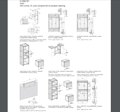 Miele H2860BP Built In Single Oven