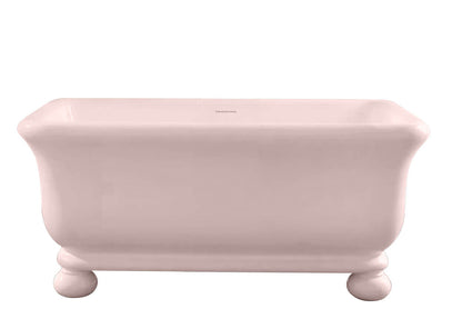 Kirkham 160 x 85 TitanCast Solid Surface Freestanding Bath with Ball Feet - Special Finish
