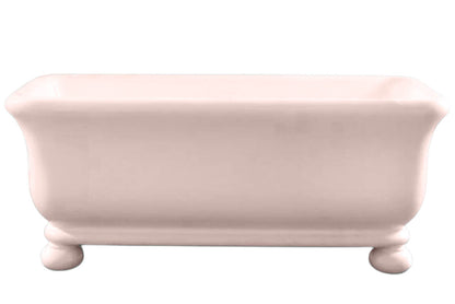 Kirkham 180 x 84 TitanCast Solid Surface Freestanding Bath with Ball Feet - Special Finish
