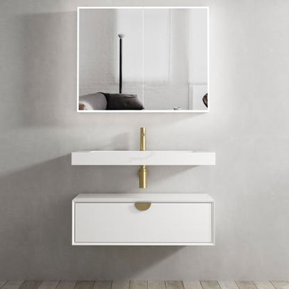 Otti Moonlight  Wall Hung Vanity Cabinet 900mm