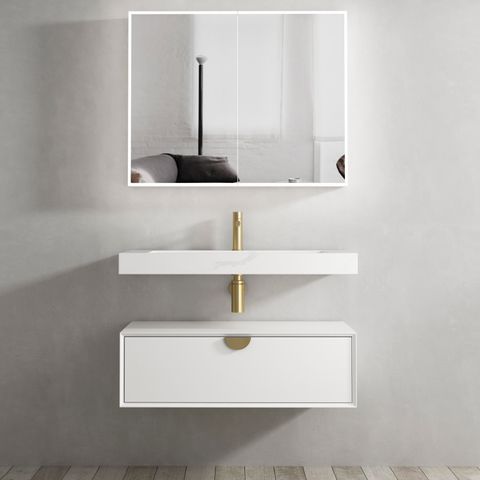 Otti Moonlight  Wall Hung Vanity Cabinet 900mm