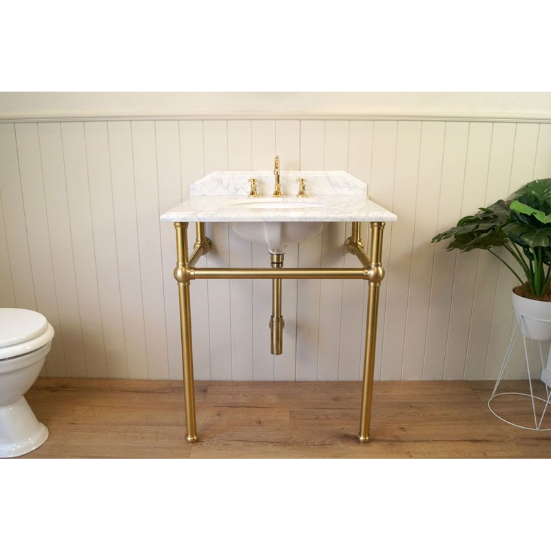 Turner Hastings Mayer Washstand with Carrara Marble Top 750x550mm
