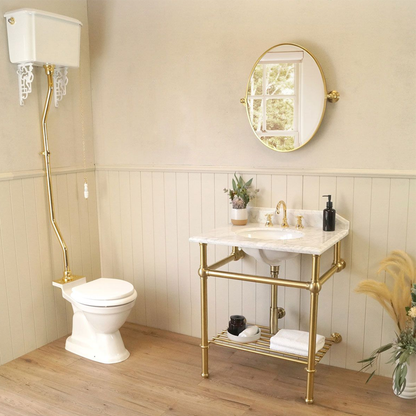 Turner Hastings Mayer Washstand with Carrara Marble Top 750x550mm