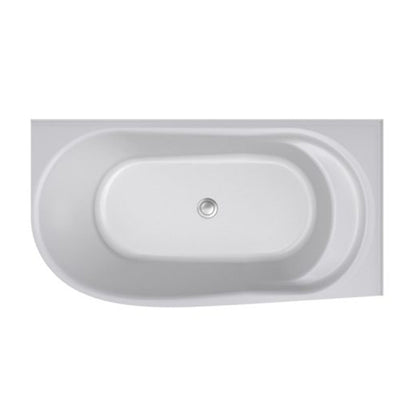 Decina Natalia 1500 Left Back-To-Corner Freestanding Bath