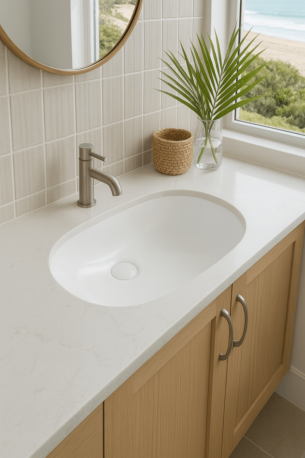 Narva 57x 39 Undercounter Pill Basin - Gloss White