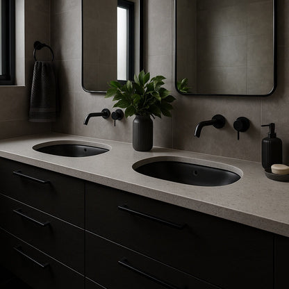 Narva 57x 39 Undercounter Pill Basin - Matte Black