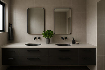 Narva 57x 39 Undercounter Pill Basin - Matte Black