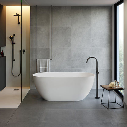 Narva 160 x 74 MagnaCast Free Standing Bath - Matte White