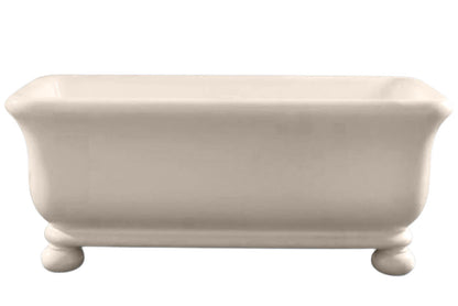 Kirkham 180 x 84 TitanCast Solid Surface Freestanding Bath with Ball Feet - Special Finish