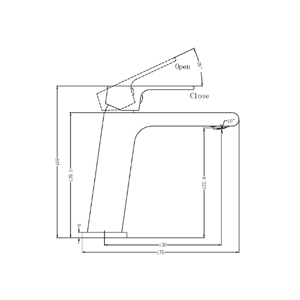 Nero Bianca Basin Mixer,  / NR321501MB