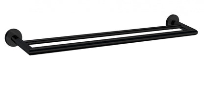 Nero Dolce Double Towel Rail 700mm