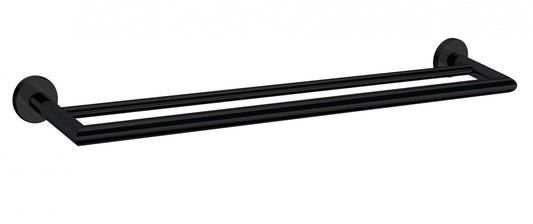 Nero Dolce Double Towel Rail 700mm