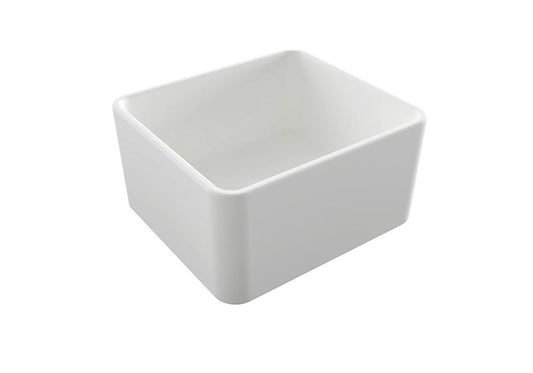 Novi 51 x 46 Fine Fireclay Gloss White Farmhouse Butler Sink