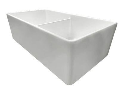 Novi 84 x 46 Fine Fireclay Matte White Farmhouse Butler Sink