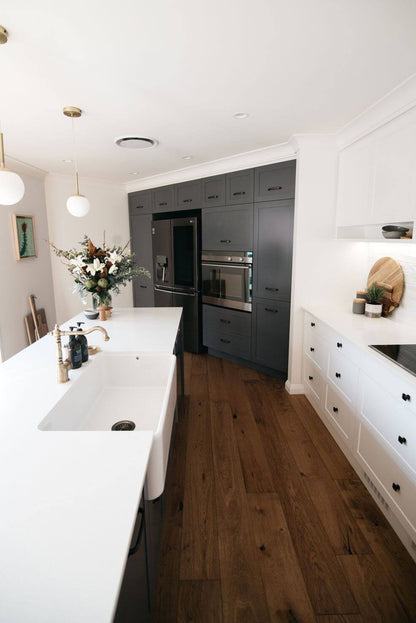Novi 75 x 46 Fine Fireclay Gloss White Farmhouse Butler Sink
