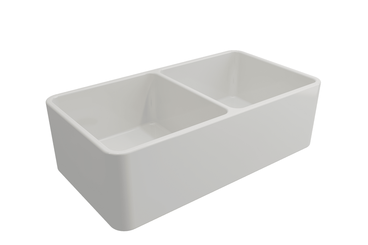 Turner Hastings Novi 85 x 46 Fireclay Double Butler Sink