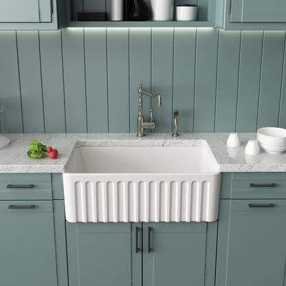 Turner Hastings Novi 76 x 46 Fireclay Single Butler Sink