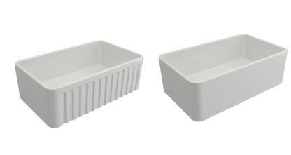 Turner Hastings Novi 76 x 46 Fireclay Single Butler Sink